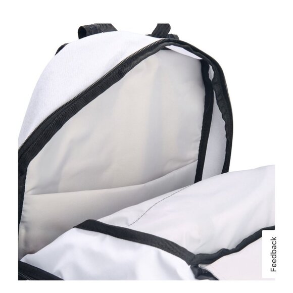 Adidas Excel 7 Till White/Black Multi-Pocket XL Book Bag - Picture 5 of 6